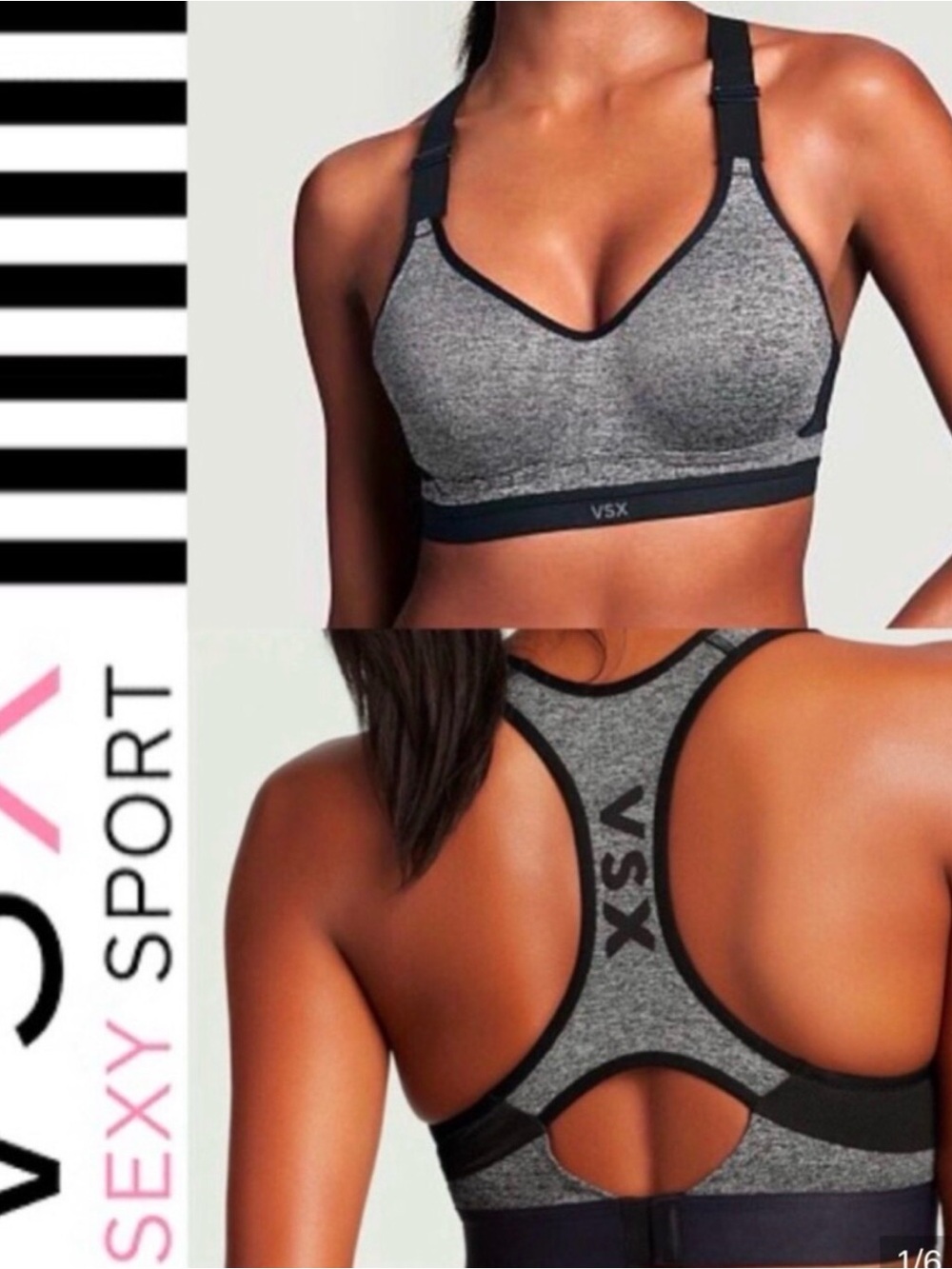 Victoria Secret VSX Sports Bra 32DD NWT